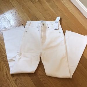 Abercrombie high rise ankle flare